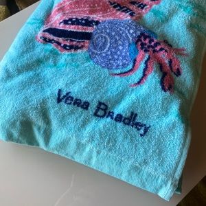 Vera Bradley paisley wave fish beach towel